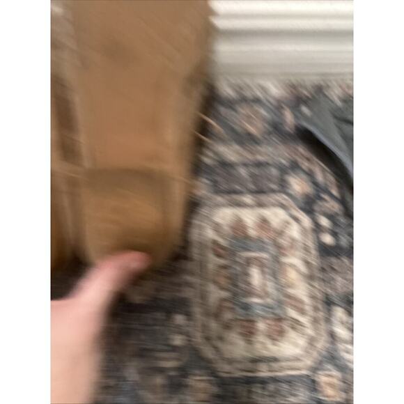 boc Beige Leather Lace Up Loafers Sz 10 M Derby Cottagecore Oxford Women Shoes - Picture 5 of 5